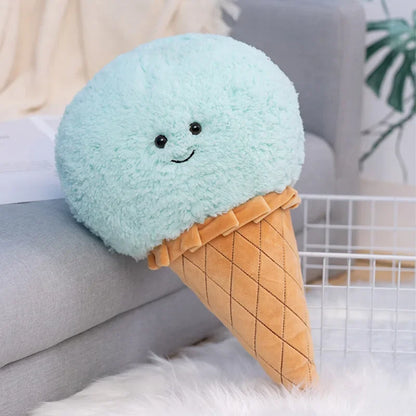 Cookie Monster Ice Cream Scoop on a Cone