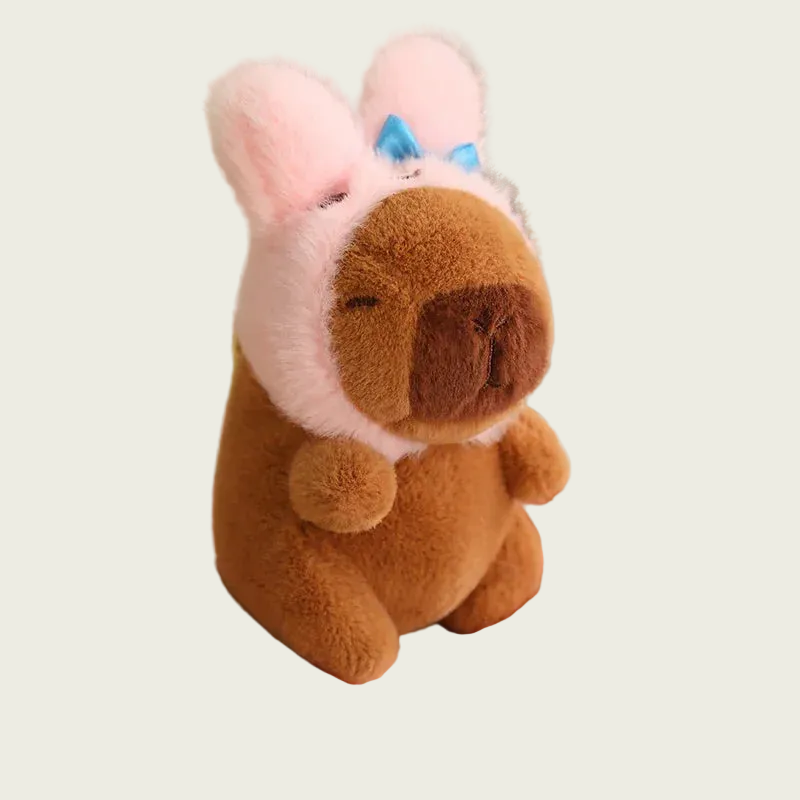 Bunny Hat Happy Capy