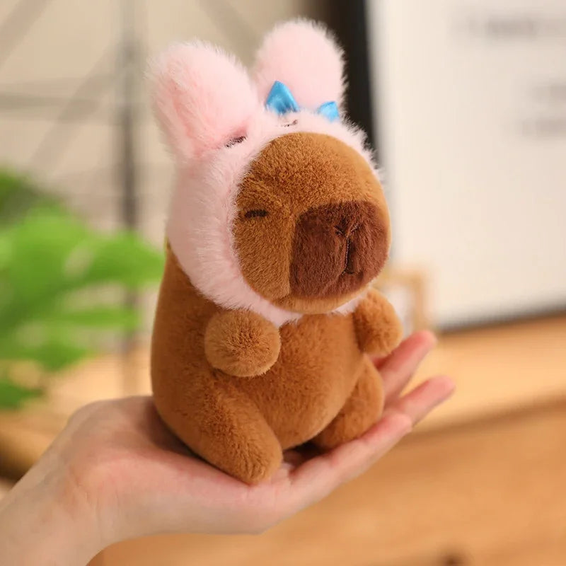 Bunny Hat Happy Capy