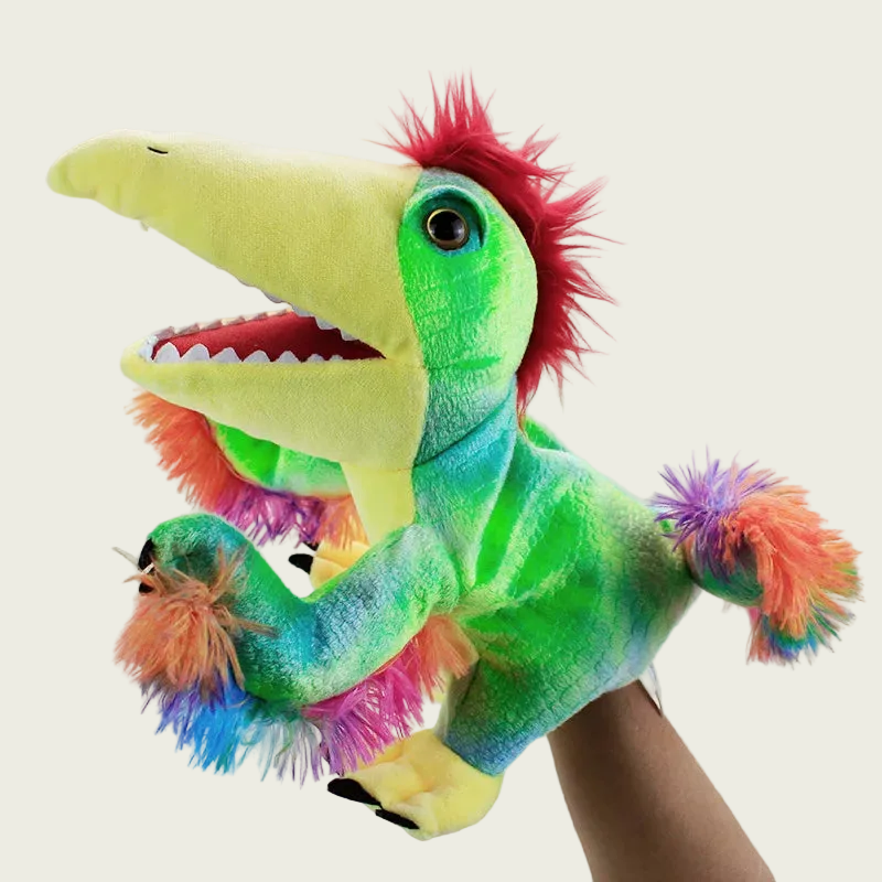 Caudipteryx Dinosaur Hand Puppet