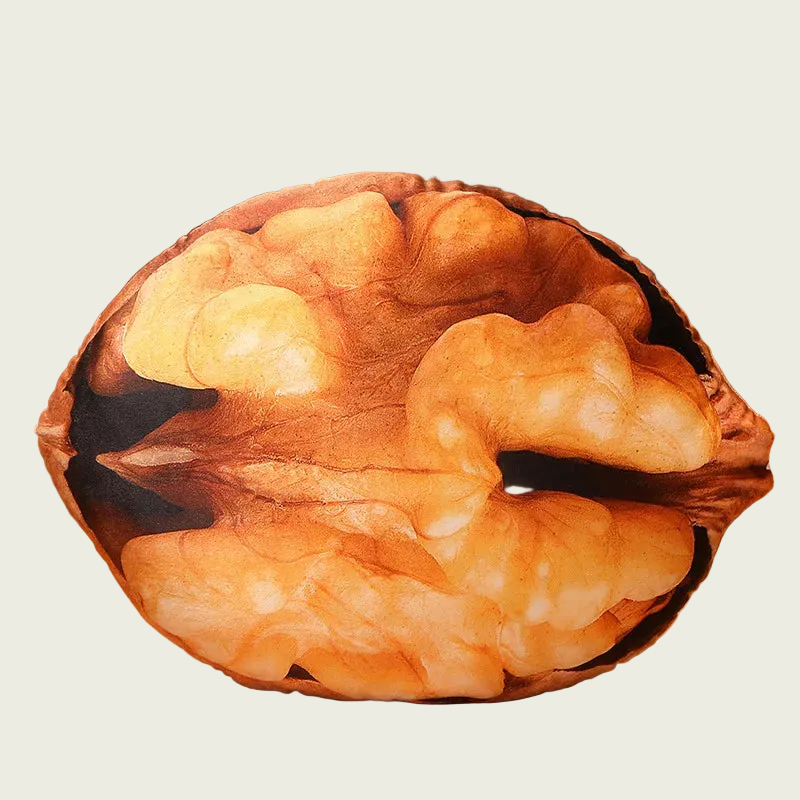 Walnut Plush Cushion