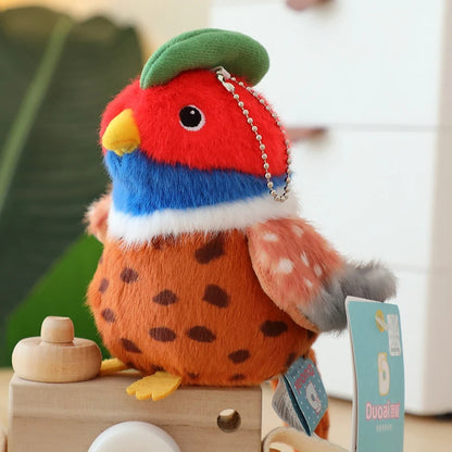 Pheasant Pocket Bird Keychain Pendant