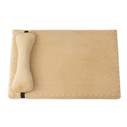 Plush Dog Mattress Pad with Bone Pillow