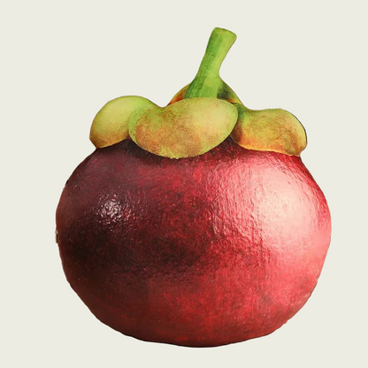 Mangosteen Printed Fruit Plush Cushion