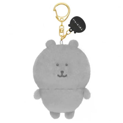 Gray Chubby Bear Pendant