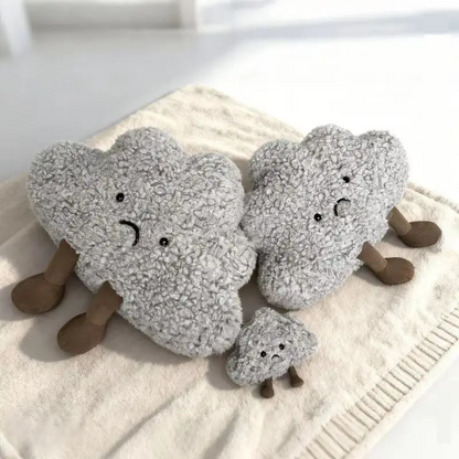 Frowning Dark Storm Cloud Plushie