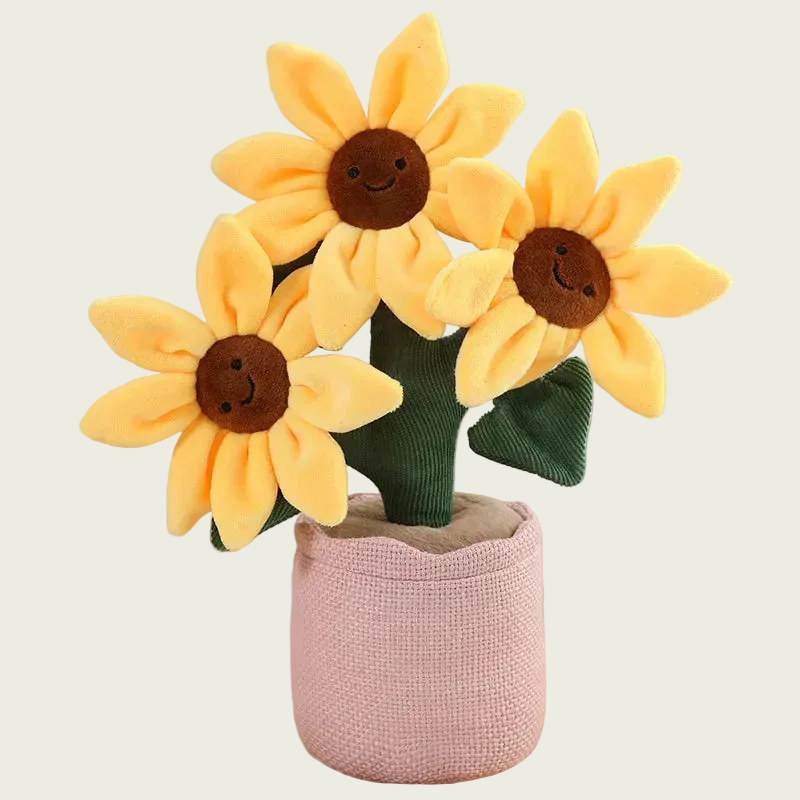 Sunflower Potted Plant Plushie