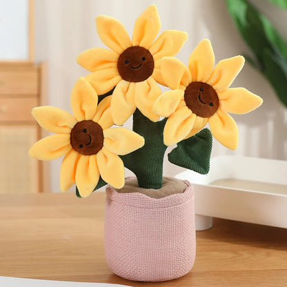 Sunflower Potted Plant Plushie