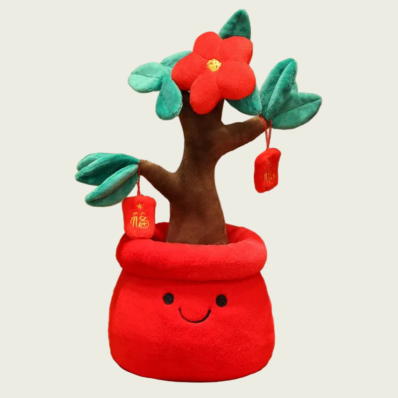 Red Envelope Luck & Protection Plushie Tree