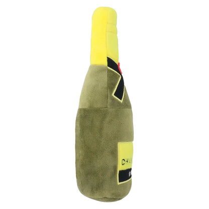 Brut Champagne Dog Plushie Squeaker Toy