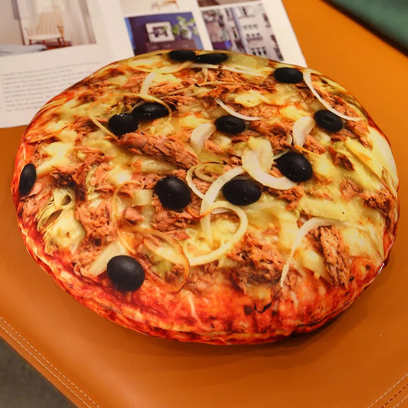Al Pastor Pizza Plush Cushion