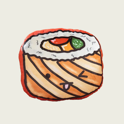 Rainbow Roll Printed Sushi Plushie Pillow