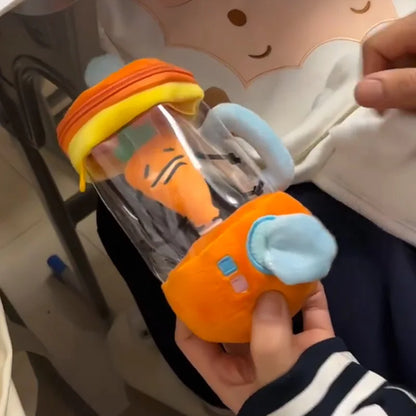 Carrot Plush Smoothie Blender with Drawstring Cord