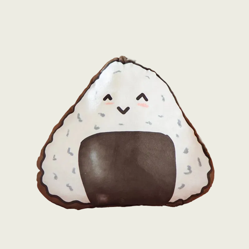 Onigiri Printed Plushie Pillow