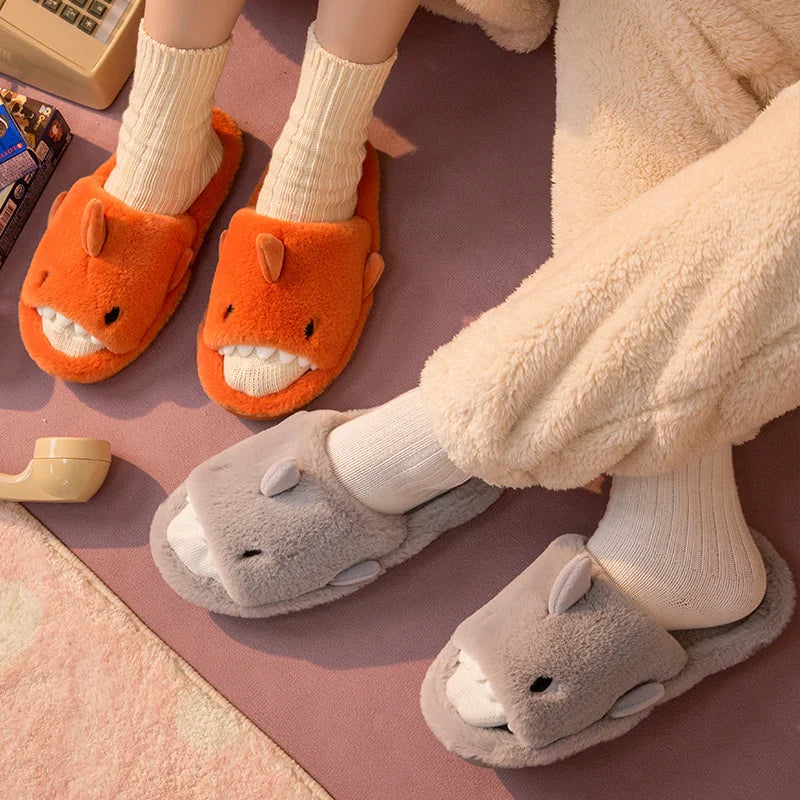 Shark Plush Slippers