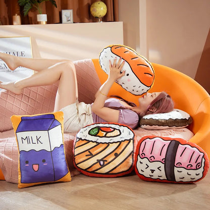 Onigiri Printed Plushie Pillow