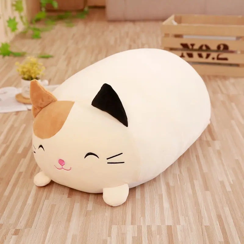 Stretched Cat Plush Cushion
