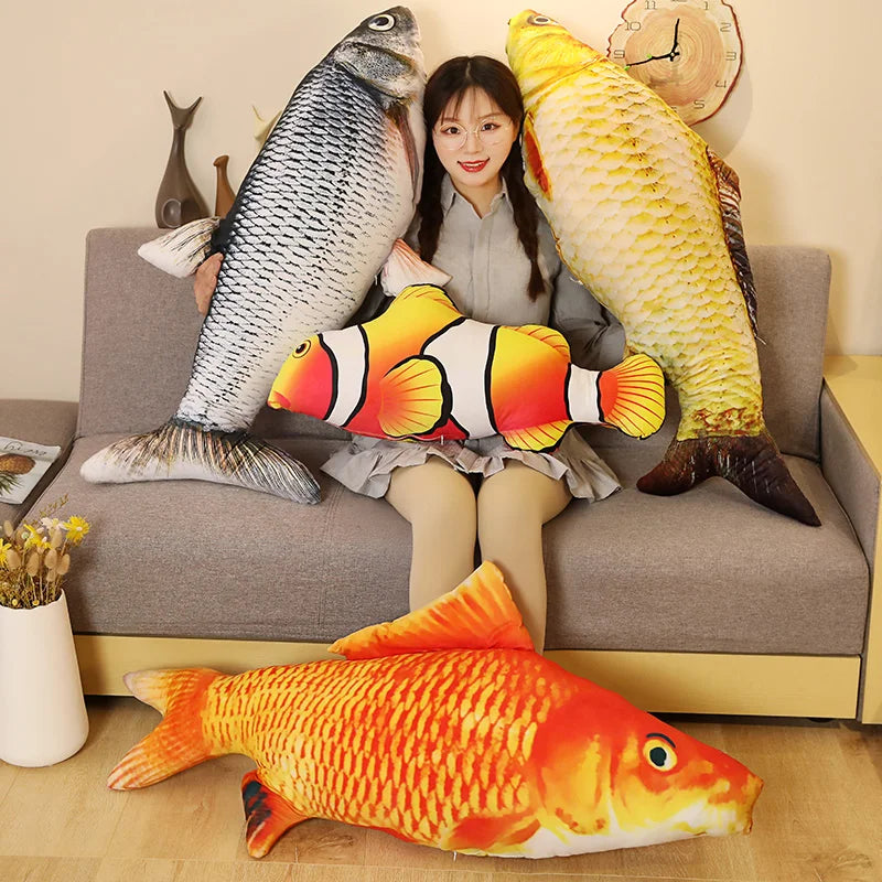 Grass Carp Body Pillow