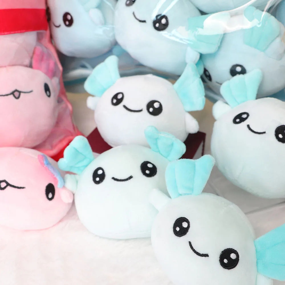 Bag of Mini Axolotl Plushies