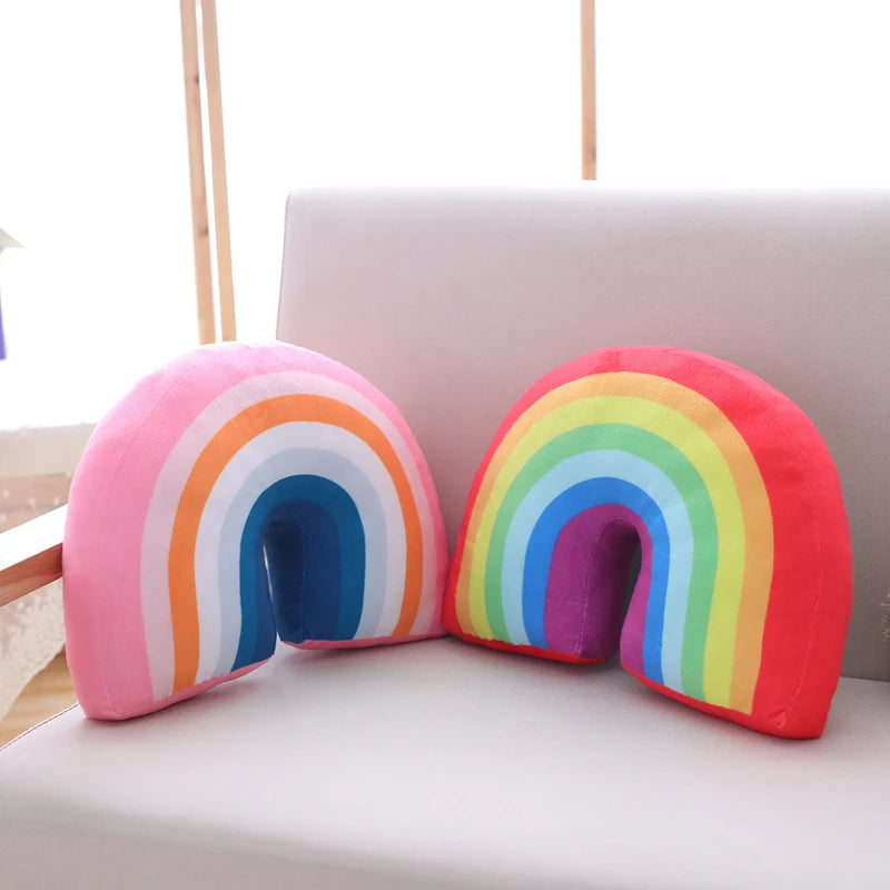 Rainbow Semi-Circle Color Plush Toy