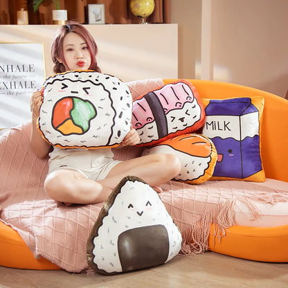 Onigiri Printed Plushie Pillow