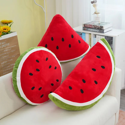 Black Seeded Watermelon Quarter Slice Plush