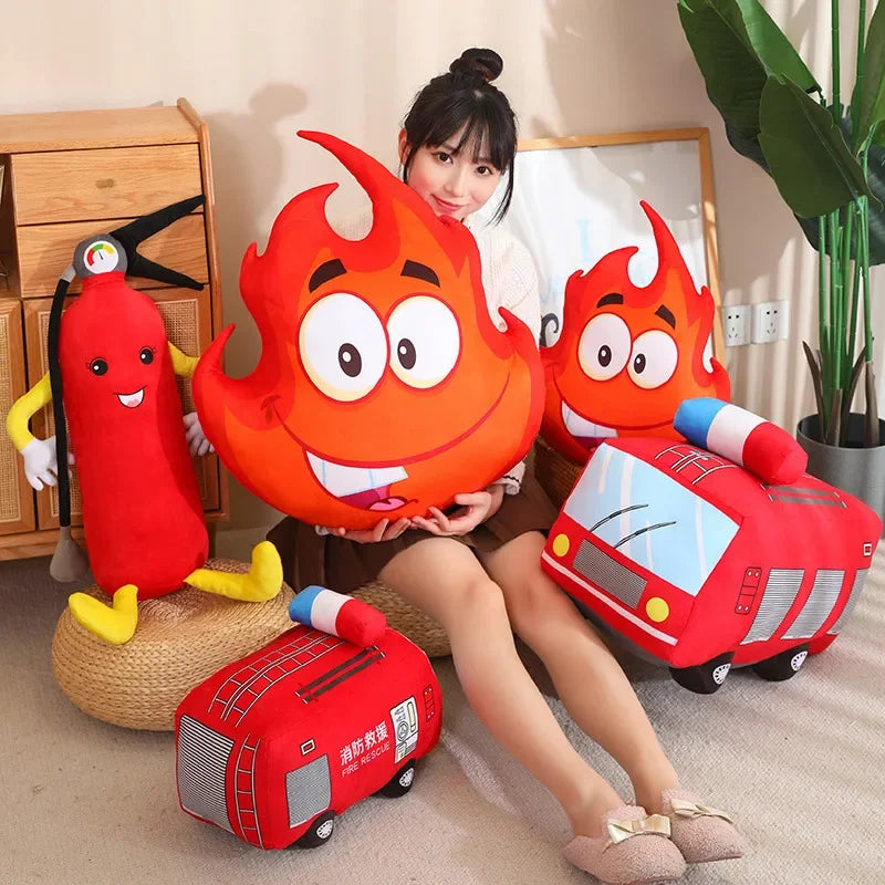 Cartoon Fire Extinguisher Plushie