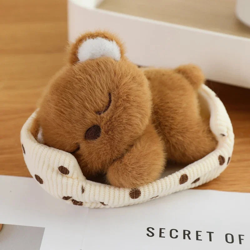 Baby Bear Sleeping in Bed