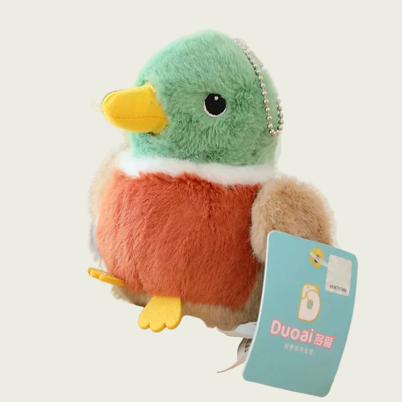 Mallard Pocket Bird Keychain Pendant