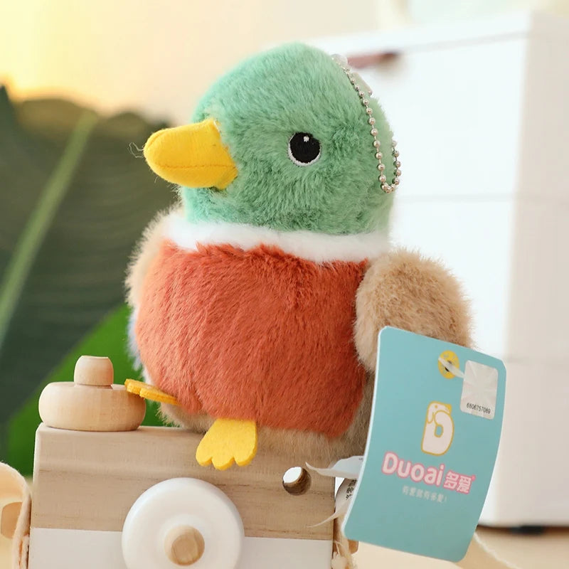 Mallard Pocket Bird Keychain Pendant