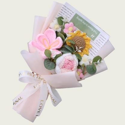 Pink Hibiscus / Pink Rose / Sunflower Plush Florist