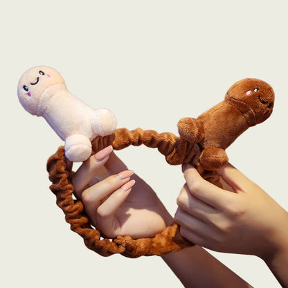 Penis Plushie Hair Scrunchie