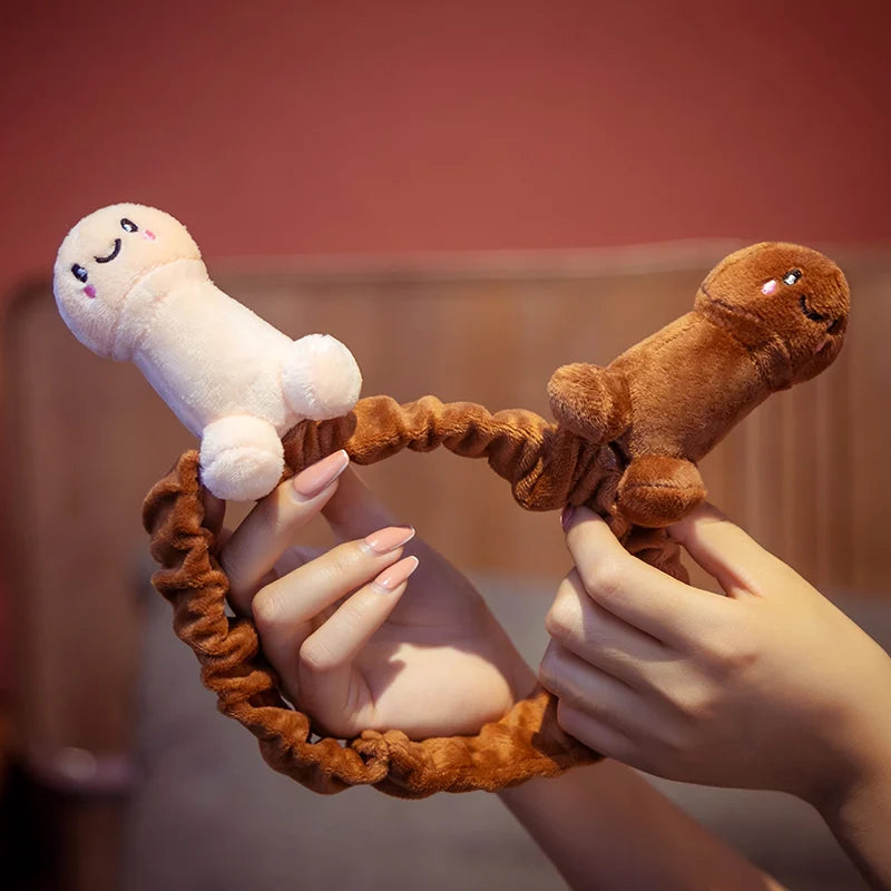 Penis Plushie Hair Scrunchie