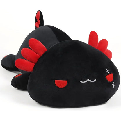 Mischievous Black Axolotl Plushie