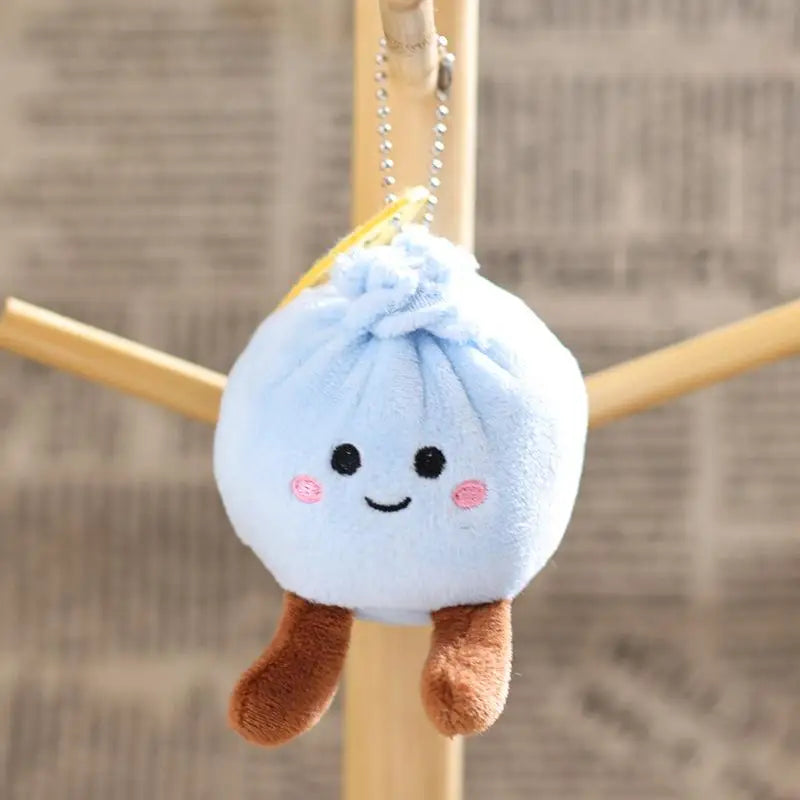 Dim Sum Steamed Bun Plushie Keychain