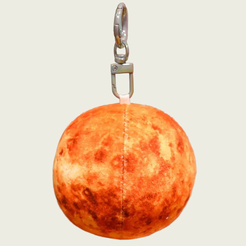 Micro Venus Planet Plush Keychain