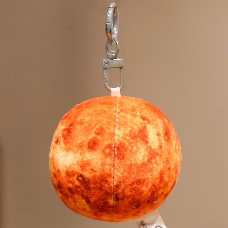 Micro Venus Planet Plush Keychain