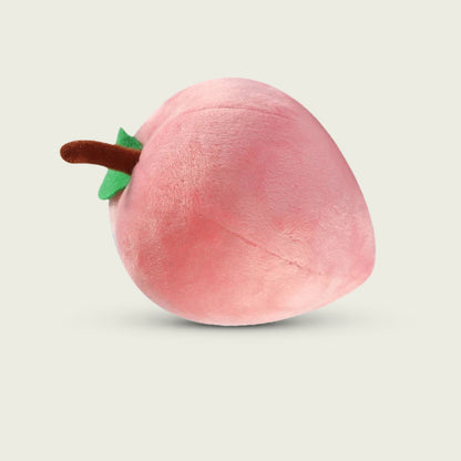 Peach Plushie Stuffed Fruit Toy