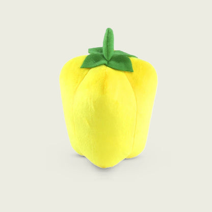 Yellow Bell Pepper Plushie Stuffed Vegetable Toy