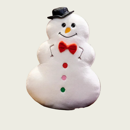Dashing Snowman Plushie Decoration
