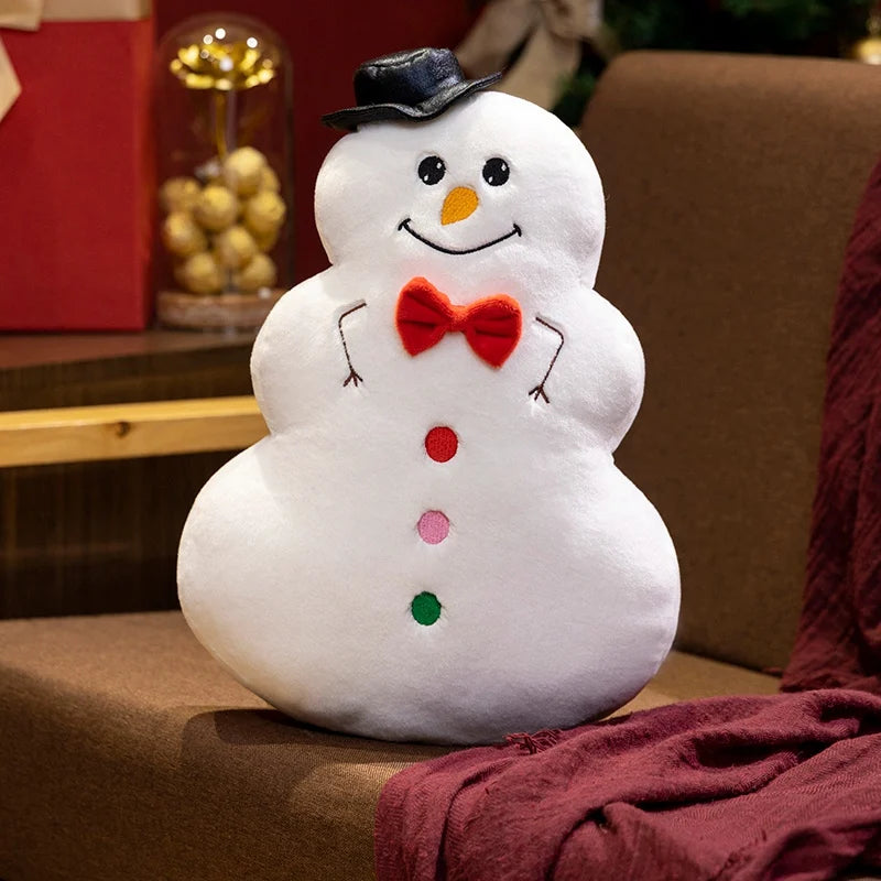 Dashing Snowman Plushie Decoration