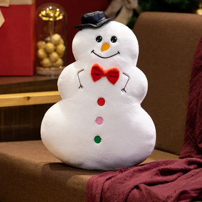 Dashing Snowman Plushie Decoration