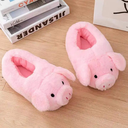 Pig Plush Slippers