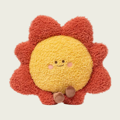 Smiling Orange Sun Plushie
