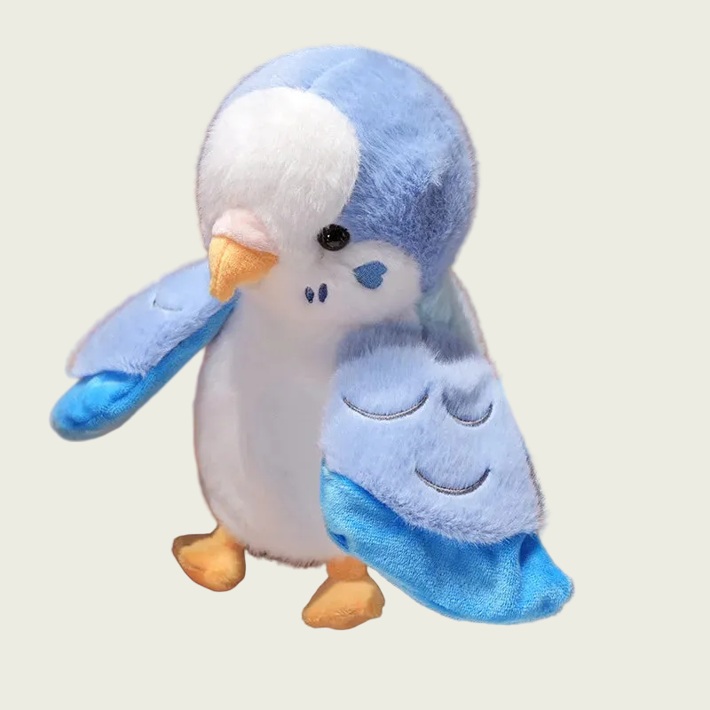 Blue Budgerigar Hand Puppet