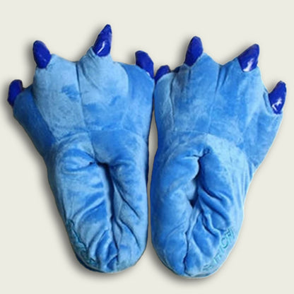 Monster Animal Claw Plush Slippers