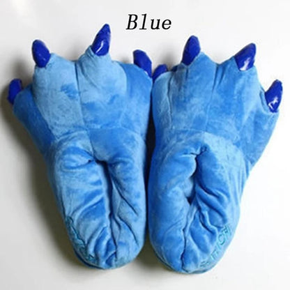 Monster Animal Claw Plush Slippers