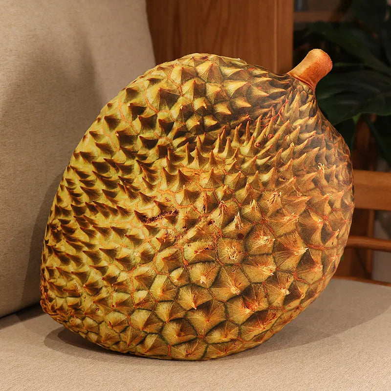 Durian Printed Fruit Plush Cushion