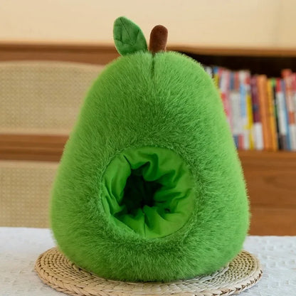 Plush Avocado with Removable Capybara-Pit