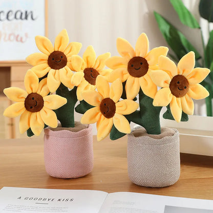 Sunflower Potted Plant Plushie